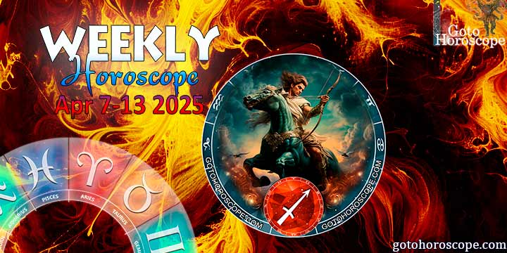 Sagittarius week horoscope April 7—13, 2025