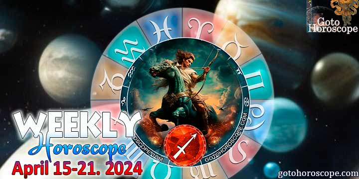 Sagittarius week horoscope April 15—21, 2024