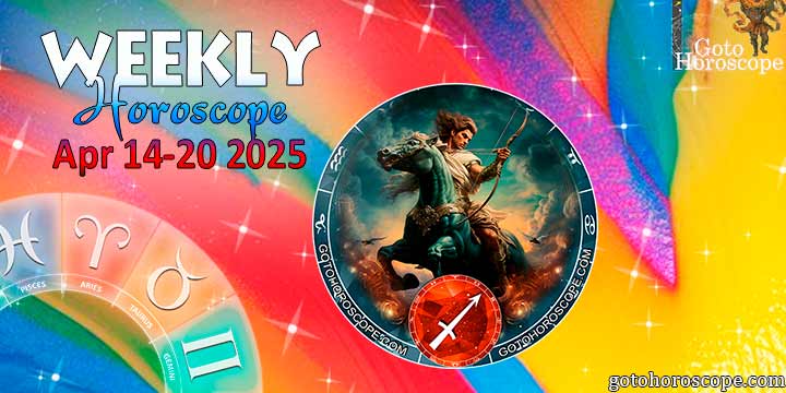 Sagittarius week horoscope April 14—20, 2025
