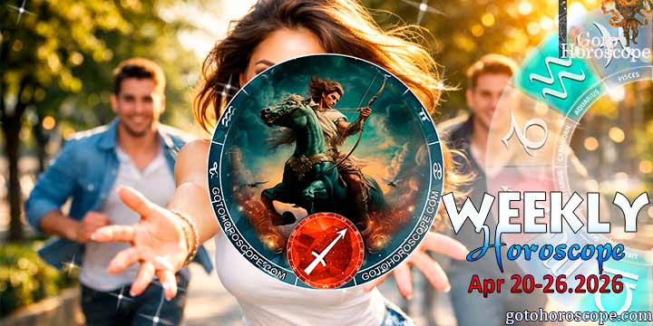 Sagittarius week horoscope April 20—26, 2026