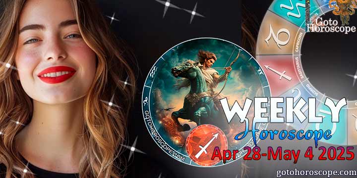 Sagittarius week horoscope April 28—4, 2025