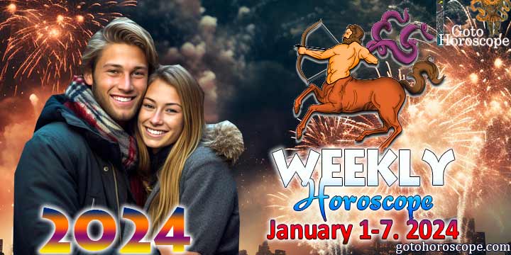 Sagittarius week horoscope January 1—7. 2024