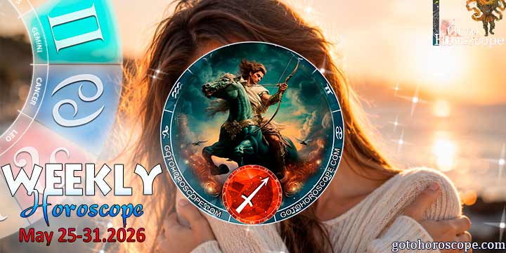Sagittarius week horoscope May 25—31, 2026