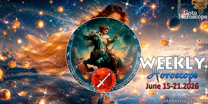 Sagittarius week horoscope June 15—21, 2026