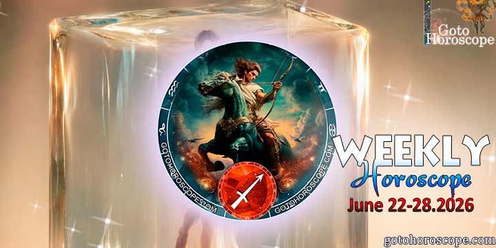 Sagittarius week horoscope June 22—28, 2026