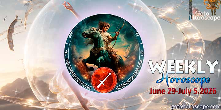 Sagittarius week horoscope June 29—July 5, 2026