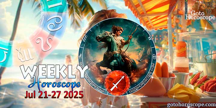 Sagittarius week horoscope July 21—27, 2025