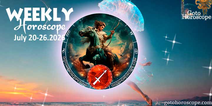 Sagittarius week horoscope July 20—26, 2026