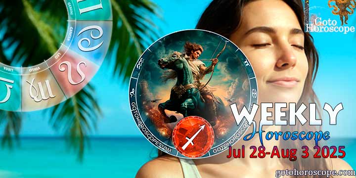 Sagittarius week horoscope July 28—August 3, 2025