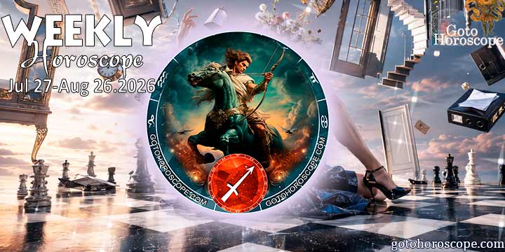 Sagittarius week horoscope July 27—August 2, 2026