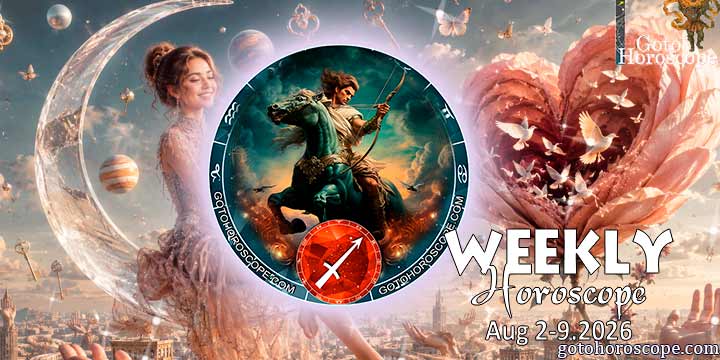 Sagittarius week horoscope August 2—8, 2026