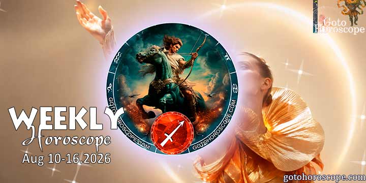 Sagittarius week horoscope August 10—16, 2026