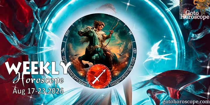 Sagittarius week horoscope August 17—23, 2026