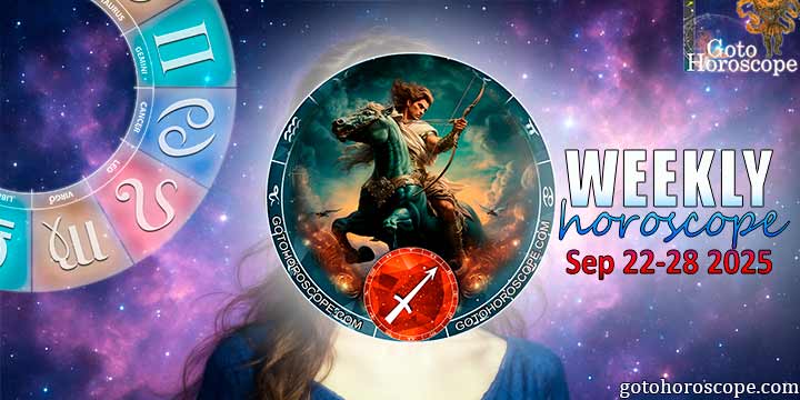 Sagittarius week horoscope September 22—28, 2025