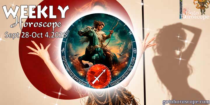 Sagittarius week horoscope September 28—October 4, 2026