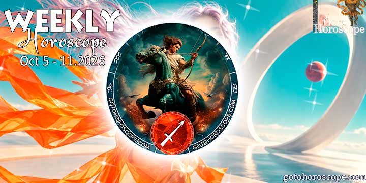 Sagittarius week horoscope October 5—11, 2026