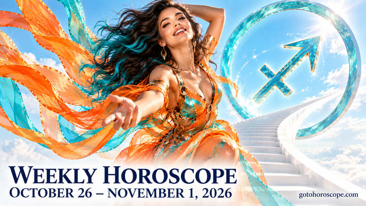 Sagittarius week horoscope October 26—November 1, 2026