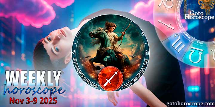 Sagittarius week horoscope November 3—9, 2025
