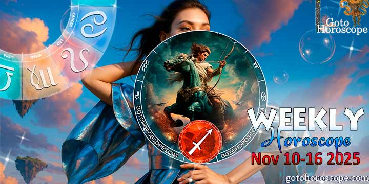 Sagittarius week horoscope November 10—16, 2025