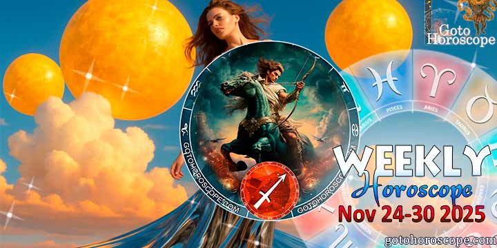 Sagittarius week horoscope November 24—30, 2025