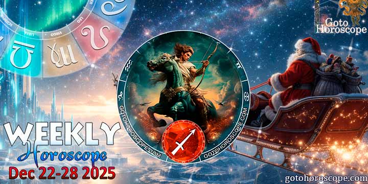 Sagittarius week horoscope December 22—28, 2025