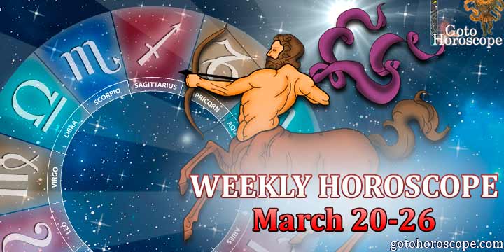 Sagittarius week horoscope March 20—26 2023