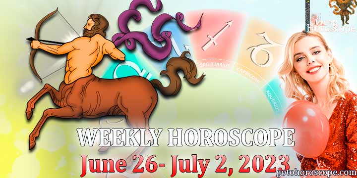 Sagittarius week horoscope June 26—July 2. 2023