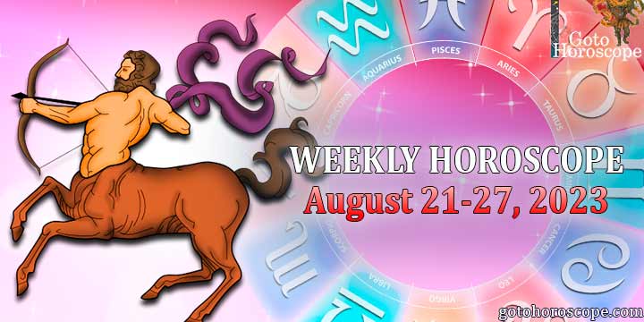 Sagittarius week horoscope August 21—27, 2023