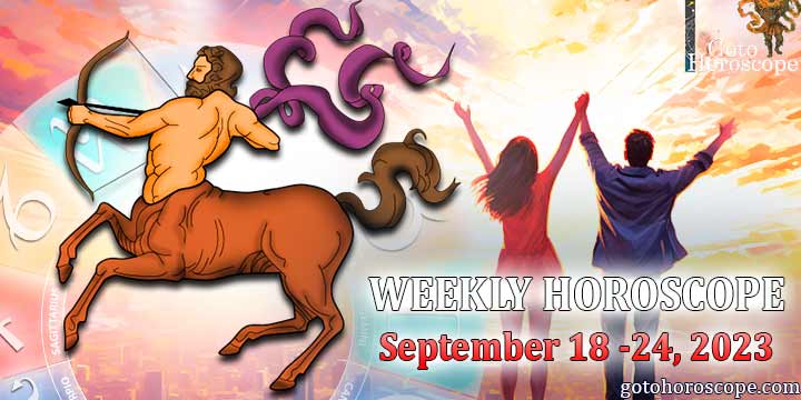 Sagittarius week horoscope September 18—24, 2024