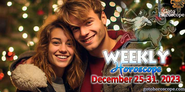 Sagittarius week horoscope December 25—31