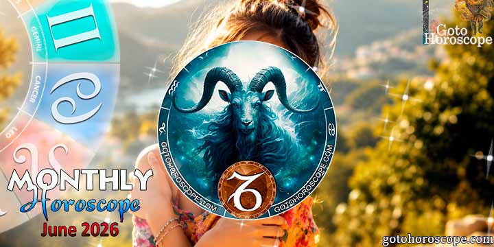 Capricorn monthly horoscope June—2026