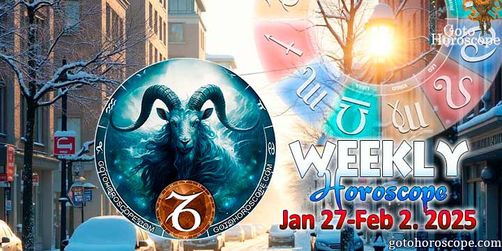 Capricorn week horoscope January 27—February 2, 2025