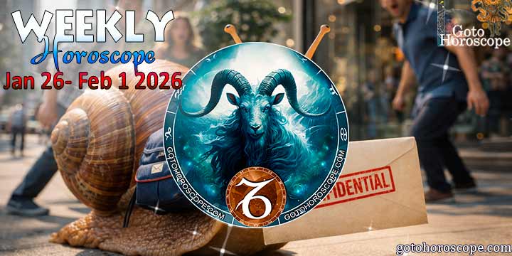 Capricorn week horoscope January 26—February 1, 2026