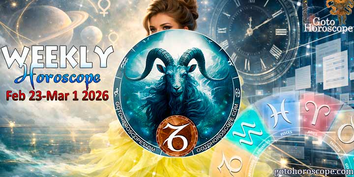 Capricorn week horoscope February 23—1, 2026