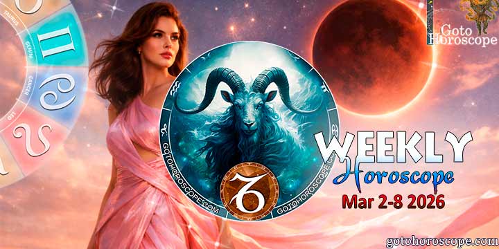 Capricorn week horoscope March 2—8, 2026