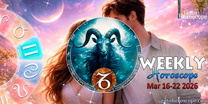 Capricorn week horoscope March 16—22, 2026