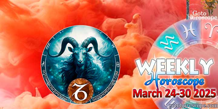 Capricorn week horoscope March 24—30, 2025