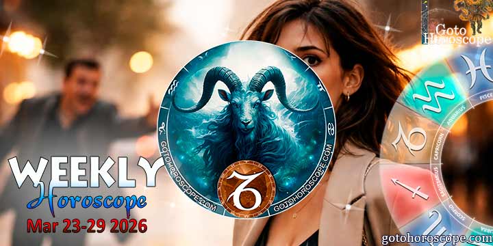 Capricorn week horoscope March 23—29, 2026
