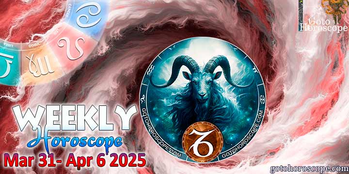 Capricorn week horoscope March 31—April 6, 2025