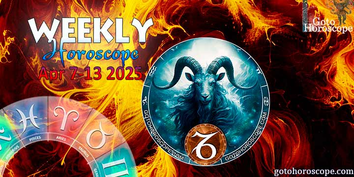 Capricorn week horoscope April 7—13, 2025
