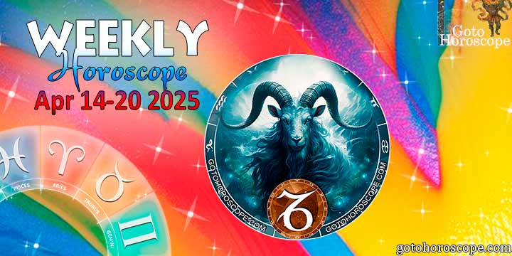 Capricorn week horoscope April 14—20, 2025