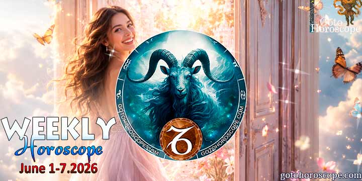 Capricorn week horoscope June 1—7, 2026