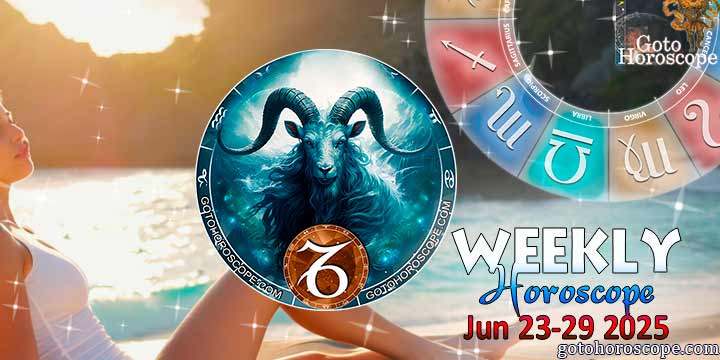 Capricorn week horoscope June 23—29, 2025