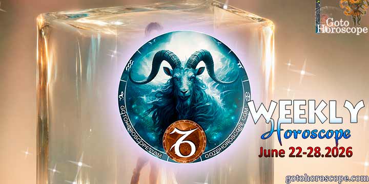 Capricorn week horoscope June 22—28, 2026