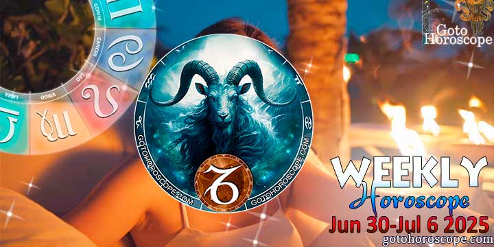 Capricorn week horoscope June 30—July 6, 2025