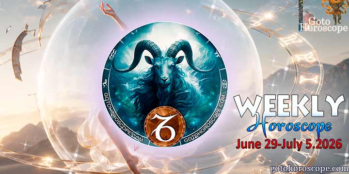 Capricorn week horoscope June 29—July 5, 2026