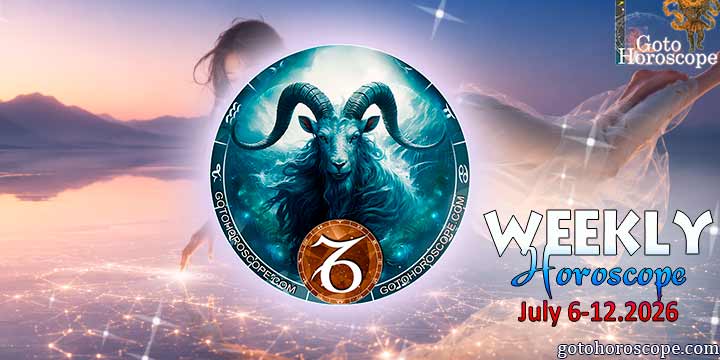 Capricorn week horoscope July 6—12, 2026