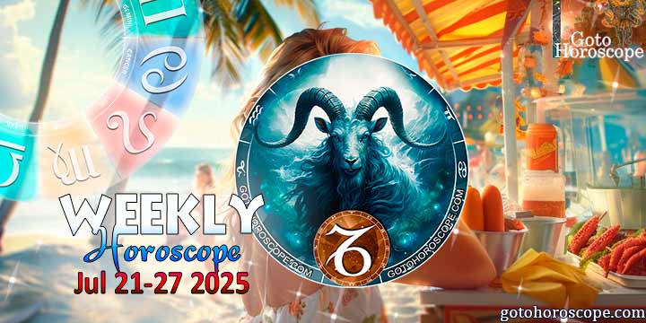 Capricorn week horoscope July 21—27, 2025