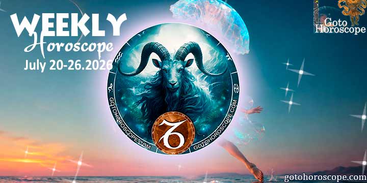 Capricorn week horoscope July 20—26, 2026