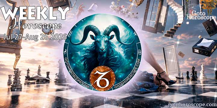 Capricorn week horoscope July 27—August 2, 2026